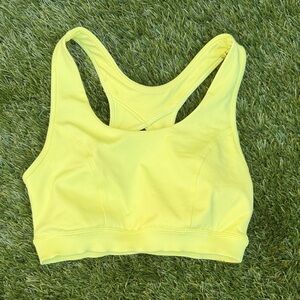 Women's XSmall Yellow Sports Bra